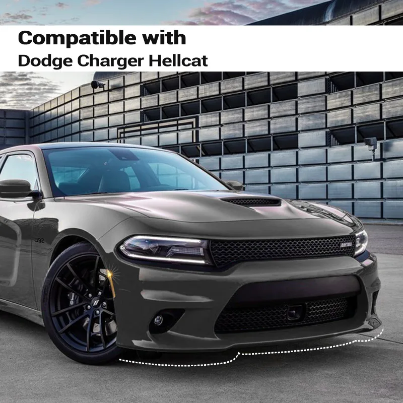 Разветвитель для переднего бампера защита Dodge Charger SRT Scat упаковка 15-21