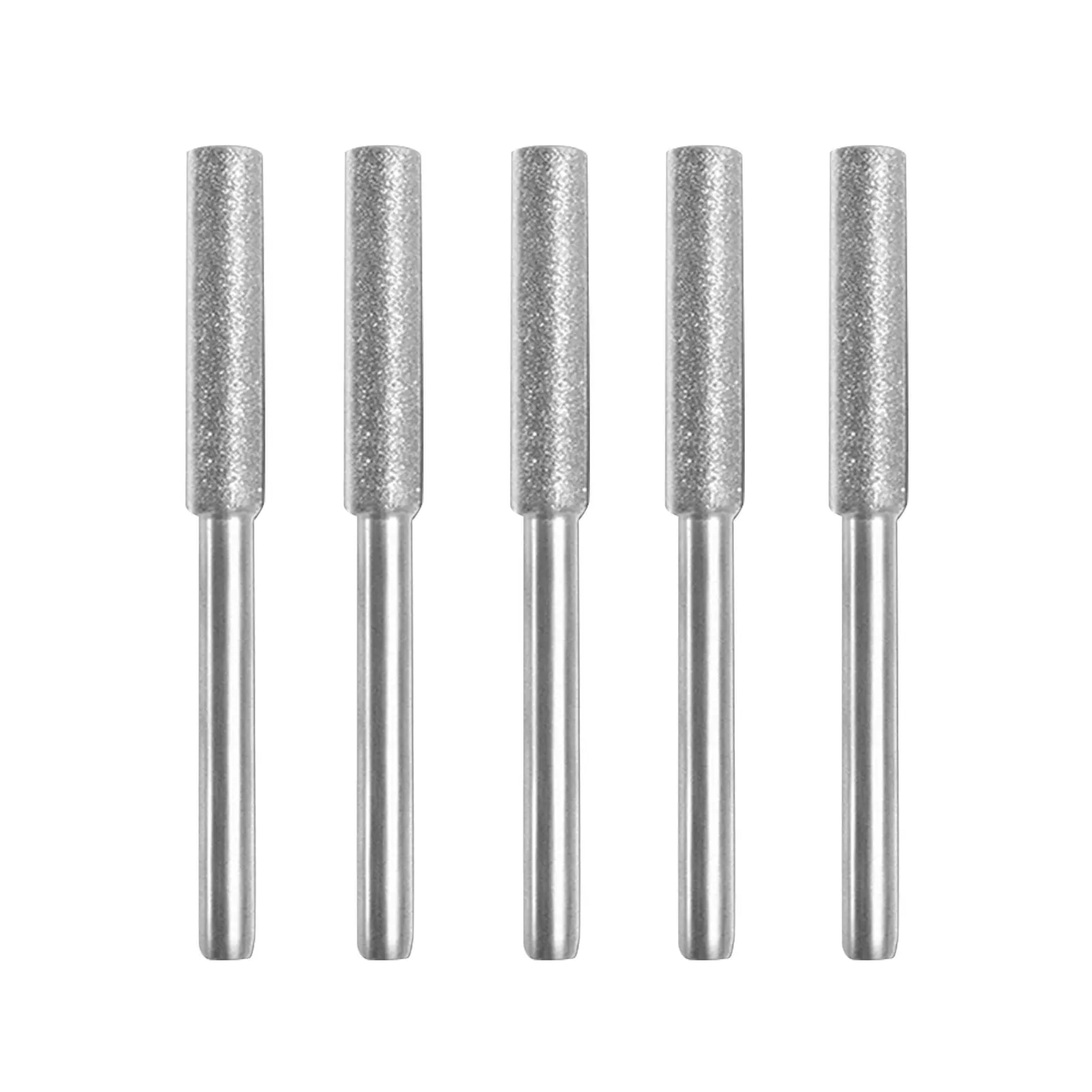 

5pcs Polishing Tool Professional Cylindrical Burr DIY Abrasive Grinding Head For Chainsaw Sharpener Carborundum Easy Install