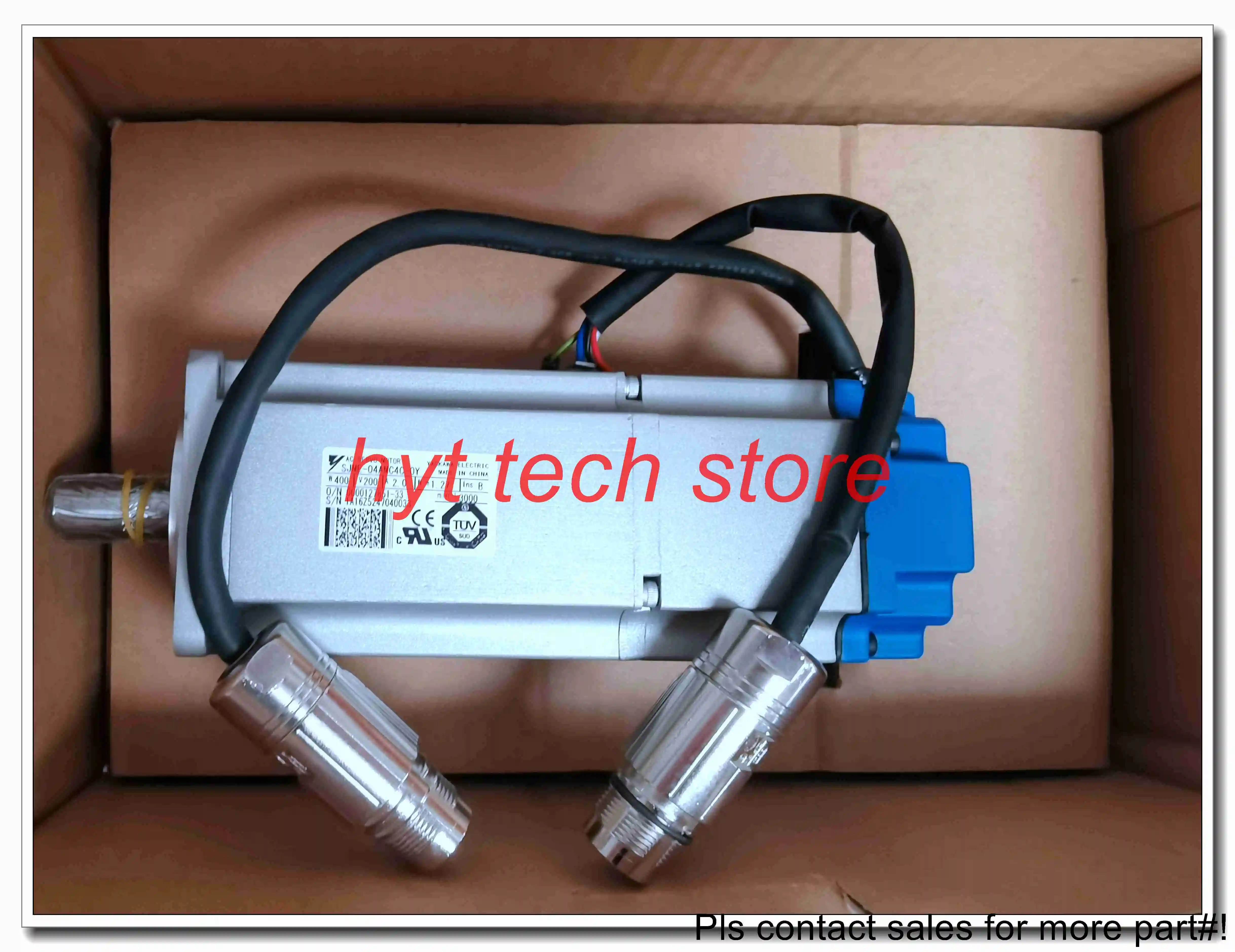 Оригинальный серводвигатель переменного тока SJME-04AMC4C-0Y 100% проверено перед отправкой