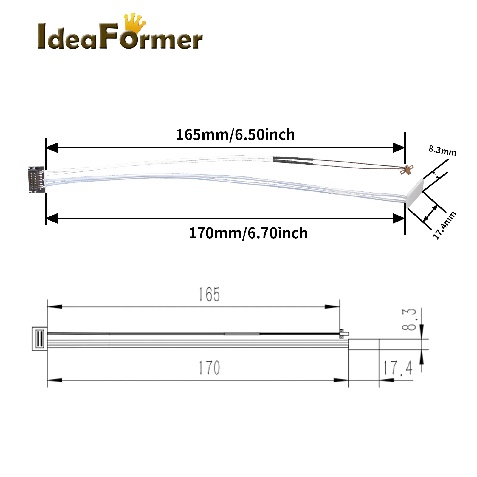 1/2 шт. для Bambu Lab A1/A1 мини-термистор нагревательная пластина mini Hotend быстрая замена