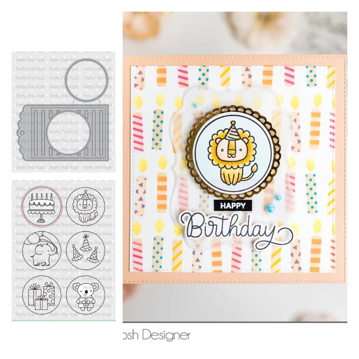 

Circle Birthday Wishes 2022 New Cutting Stencils Scrapbook Diary Decorative Templates Embossing Templates DIY Greeting Cards