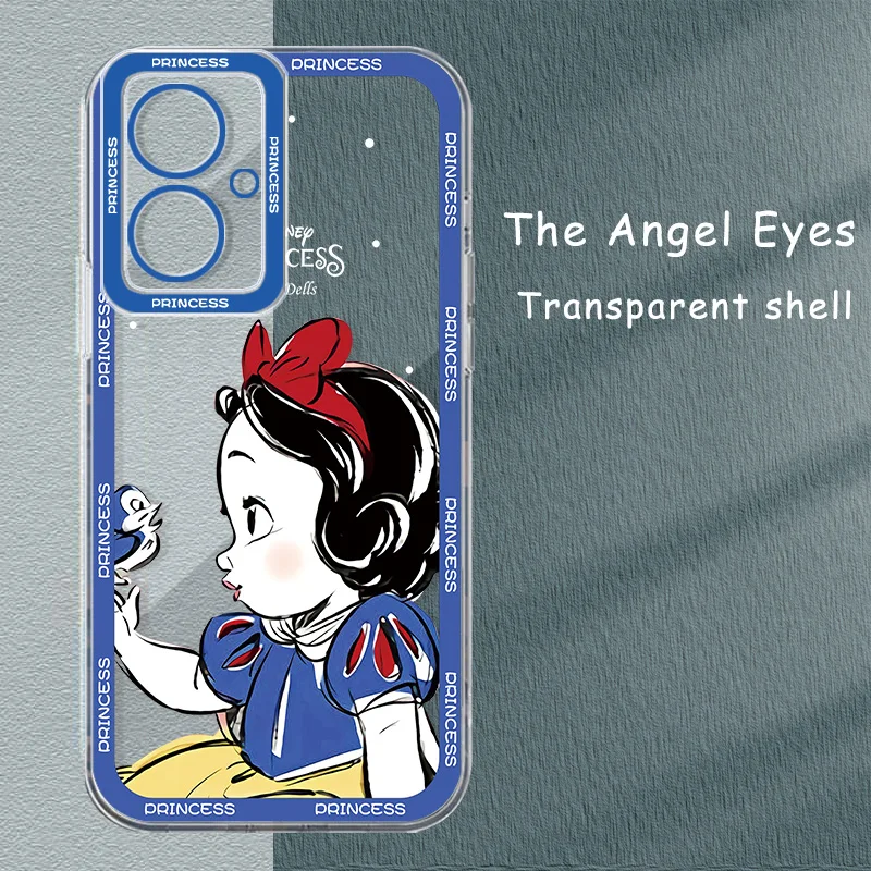 Диснеевские белоснежные глаза ангела для Realme C 67 65 63 55 53 35 33 31 30 25 21 20 15 8i 9i Narzo 50 Pro Plus