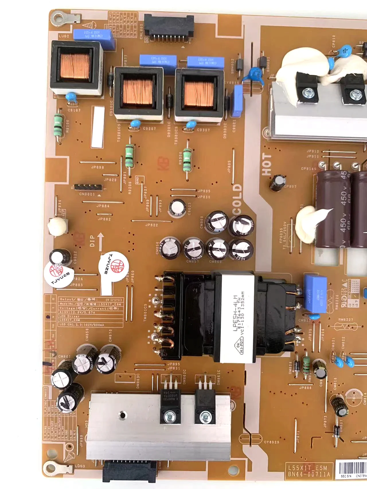 Плата питания BN44-00711A для UN50H6400AF UN55H6400AFXZA UN55H6400AF UN50H6400 UN55H6400 TV PSLF171X06A l55x1t _ ESM