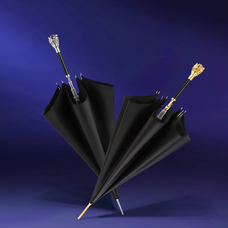 

Shade Women Umbrellas Rain Sun Male Reinforced Large Manual Long Handle Umbrella Wind Resistant Windproof Regenschirm Umbrellas