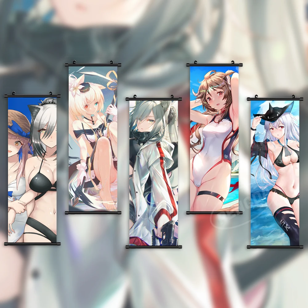 

Холст arknight домашний декор Eyjafjalla плакат печать картины кошмар настенное искусство аниме свиток подвесная картина прикроватный фон