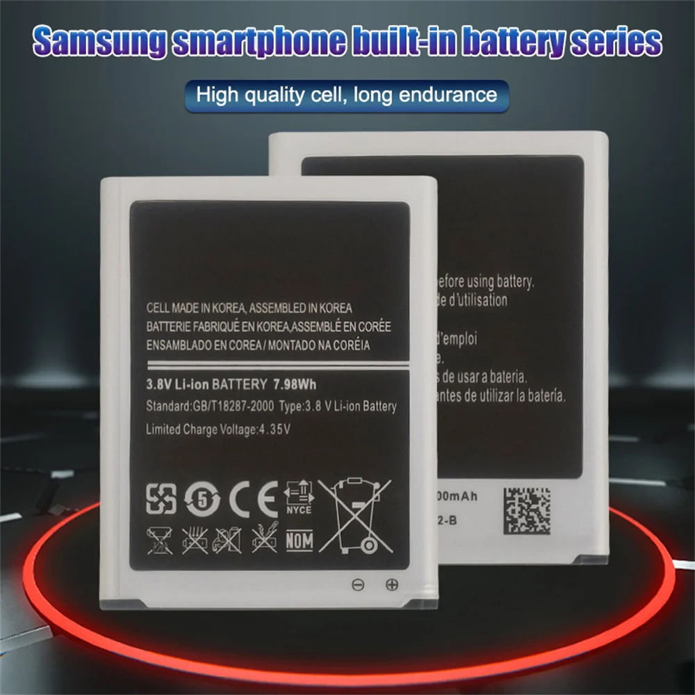 Оригинальный аккумулятор для Samsung I9300 GALAXY S3 I9308 L710 I535 Подлинная батарея телефона NFC