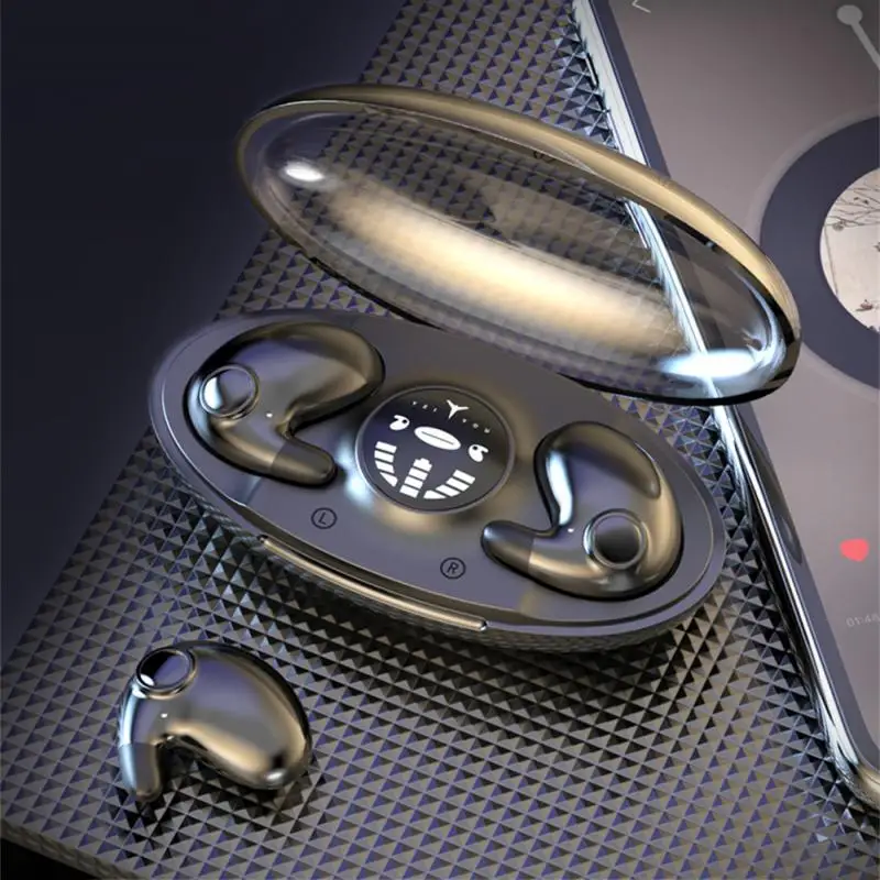 

MD538 Sleep Bluetooth Headset Wireless Ear Bone Conduction Not Ear Long Endurance Dual Stereo