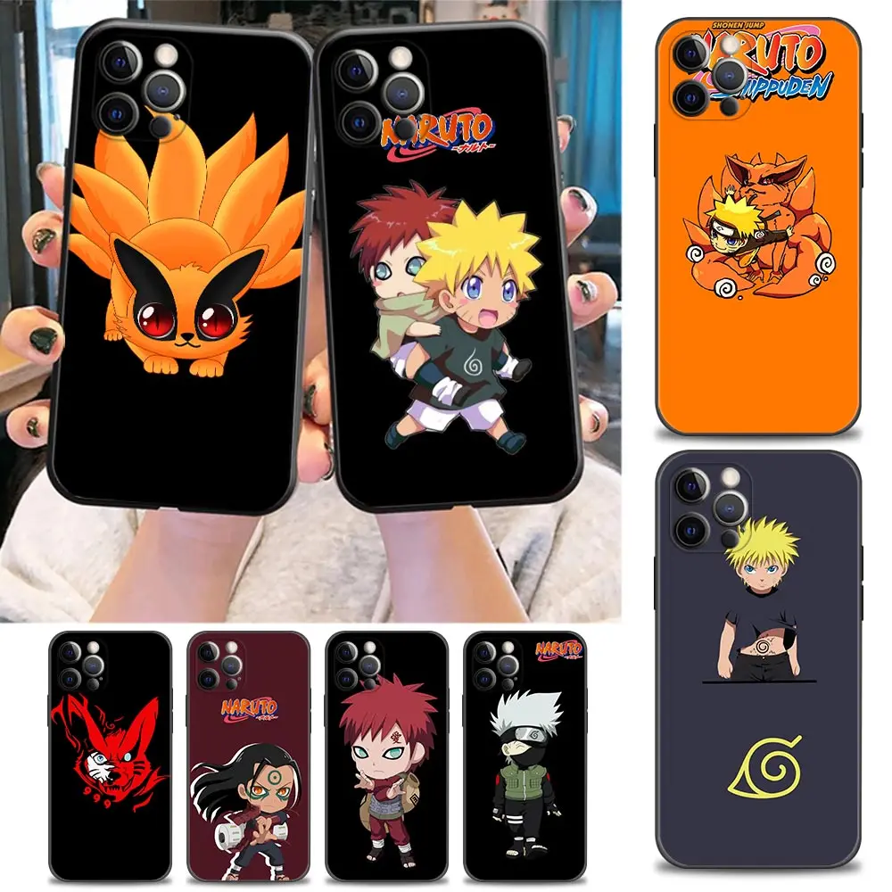 

Anime Cartoon Naruto Phone Case for iPhone 11 12 13 Pro Max 7 8 SE XR XS Max 5 5s 6 6s Plus Soft Silicone Case Cover BANDAI