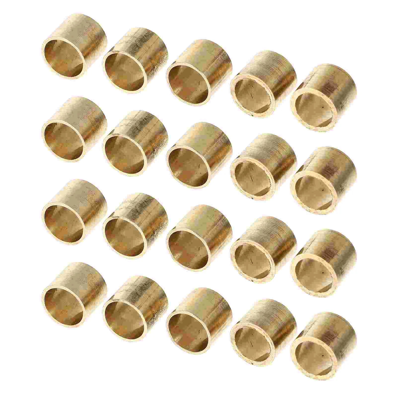 

20pcs Pool Cue Hoops Snooker Pool Parts Copper Ferrules Cue Stick Fixing Ferrules for Beginner Replacement Gym Billiards Lover