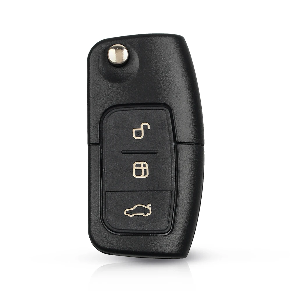 Фото Складной пульт дистанционного управления KEYYOU Cut Blade с 3 кнопками для Ford Focus Mondeo Fiesta 2013 Чехол-брелок 433 МГц 4D63 чип №2