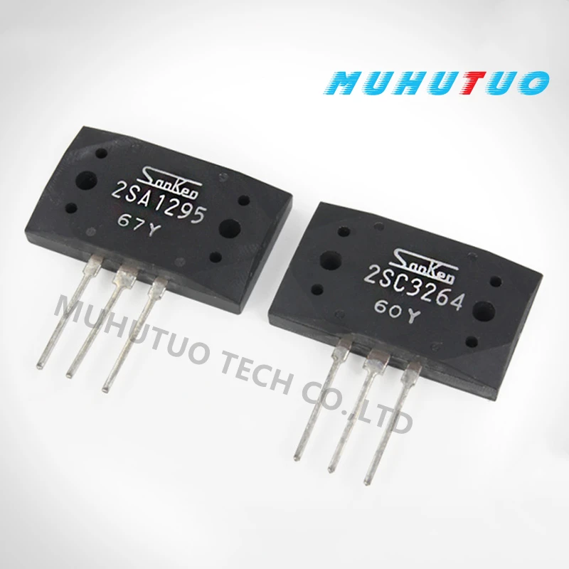 1Pair  2SA1295 paired with 2SC3264 triken audio amplifier IC high power transistor