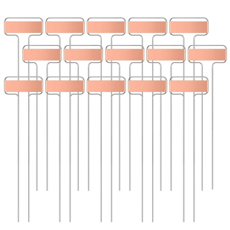 

40 Pieces of Metal Plant Labels 10 Inch Copper Plant Labels Plant Tag Labels