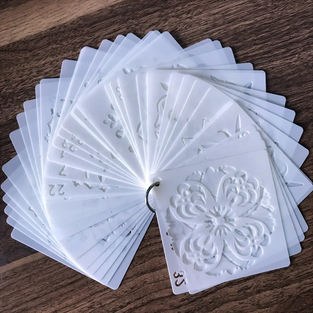 

Stencils Mandala Painting Templates Template Stencil Set Drawing Wall Dot Cut Journal Furniture Airbrush Holiday Hollow