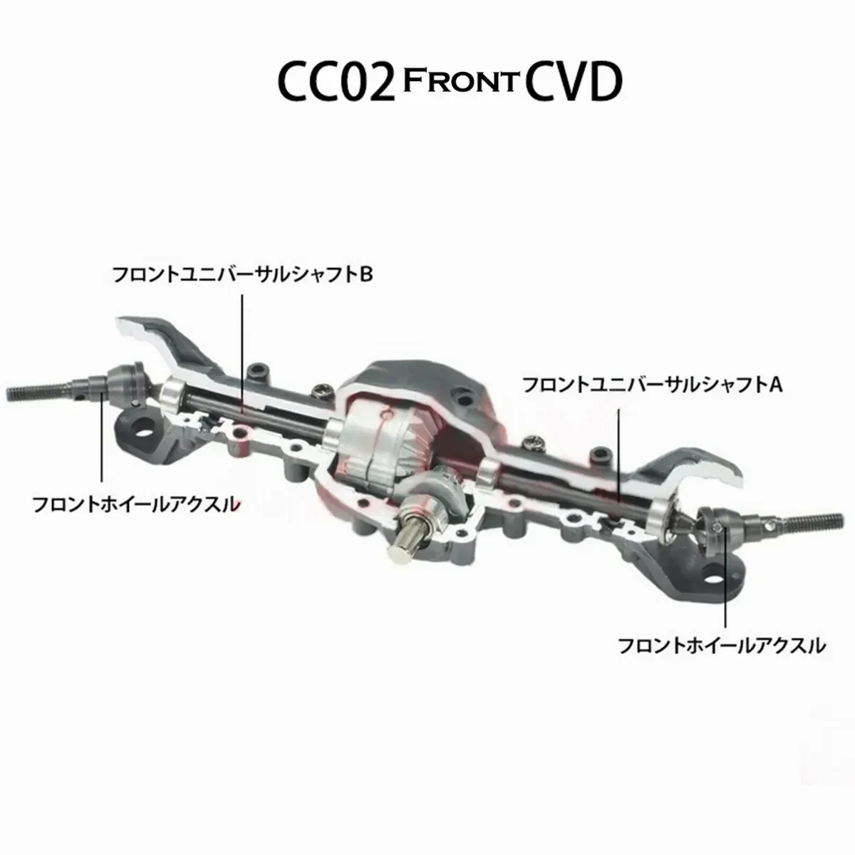 2 шт. CC02 комплект CVD передней оси 54984 обновленные аксессуары для моделей