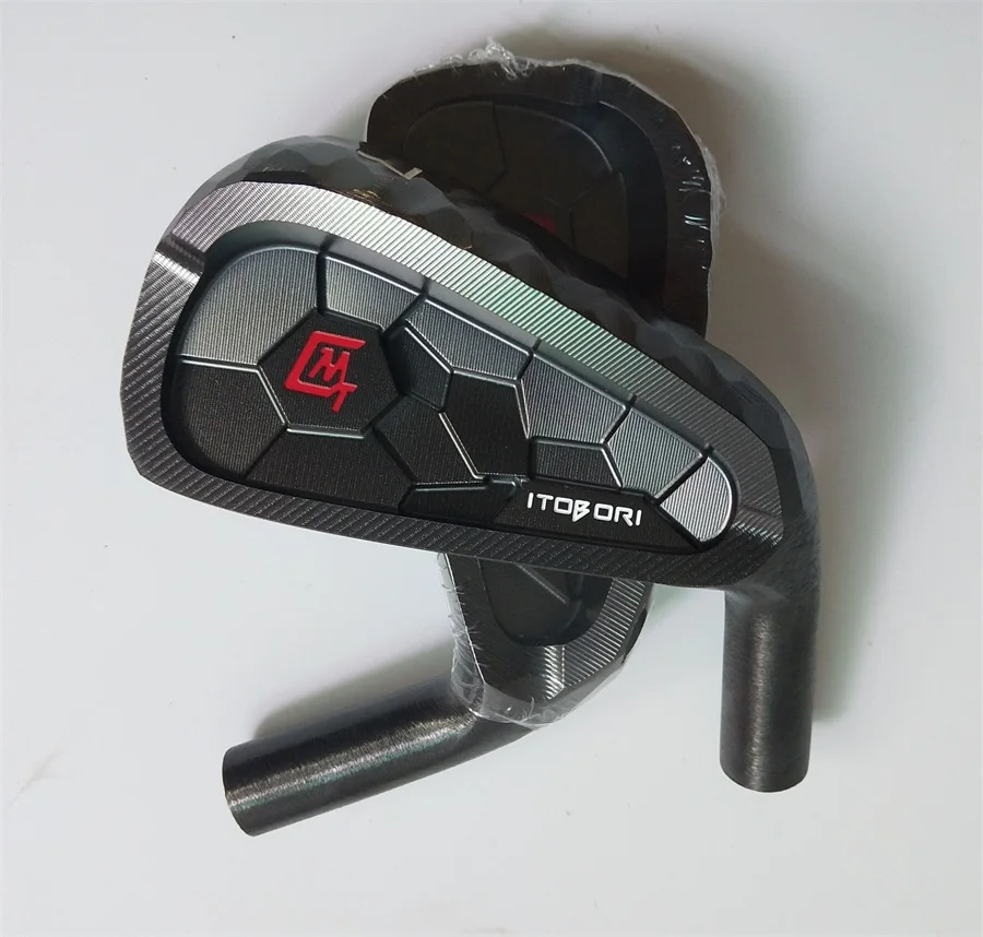 Golf Iron Head Club ITOBORI Black Forged Carbon Steel CNC Cavity Set Golf Club Head #4-#P (7pcs)