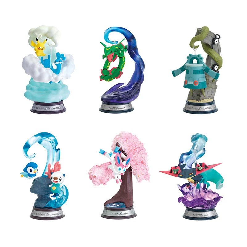 Фото Оригинальная фигурка покемона Re-Ment, игрушки Lucario Tinkaton Latios, винтажная коллекция качелей, 3, модель куклы STARRIUM SERIES, подарок №4