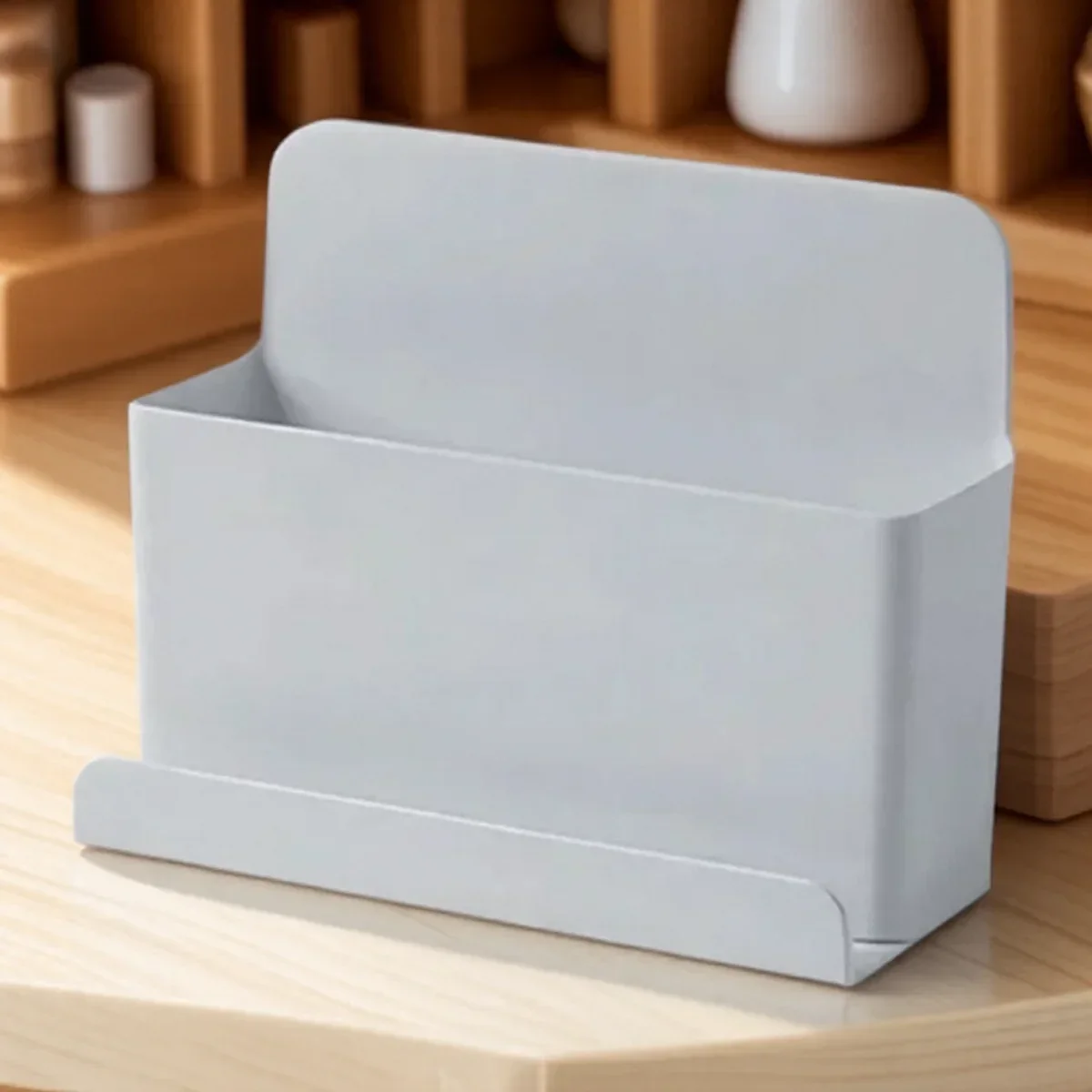 

Настенный органайзер для телефона JJYY серого цвета