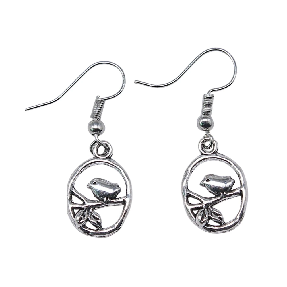 Большие серьги в виде маленькой птицы 1 пара автомобильные аксессуары ювелирные