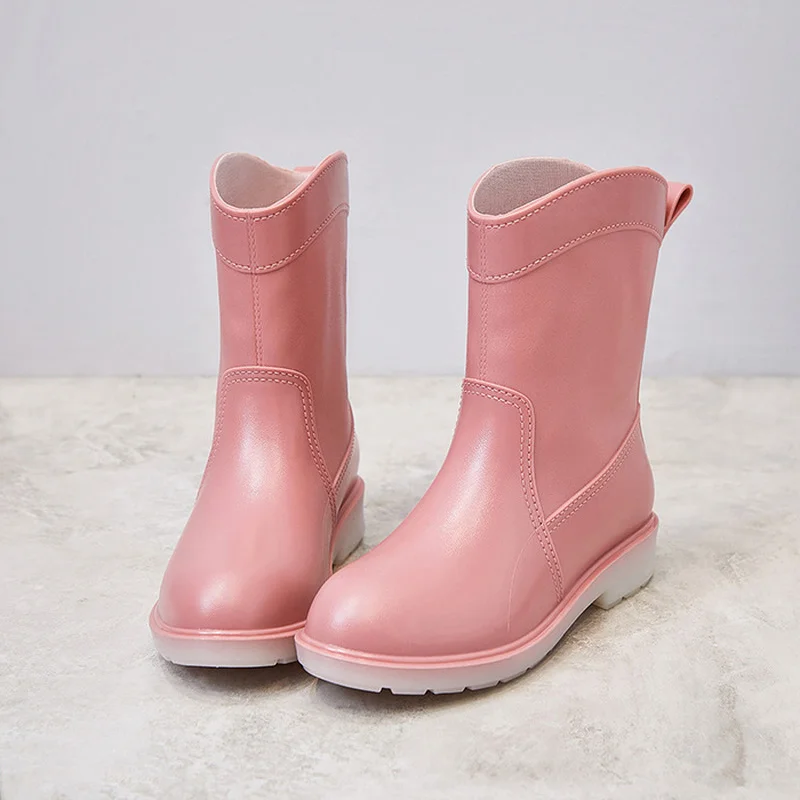 

Rain Boots Woman Waterproof Non-slip Rubber Boots Female Garden Working Water Shoes Women Galoshes Ankle Rainboots Botas Agua