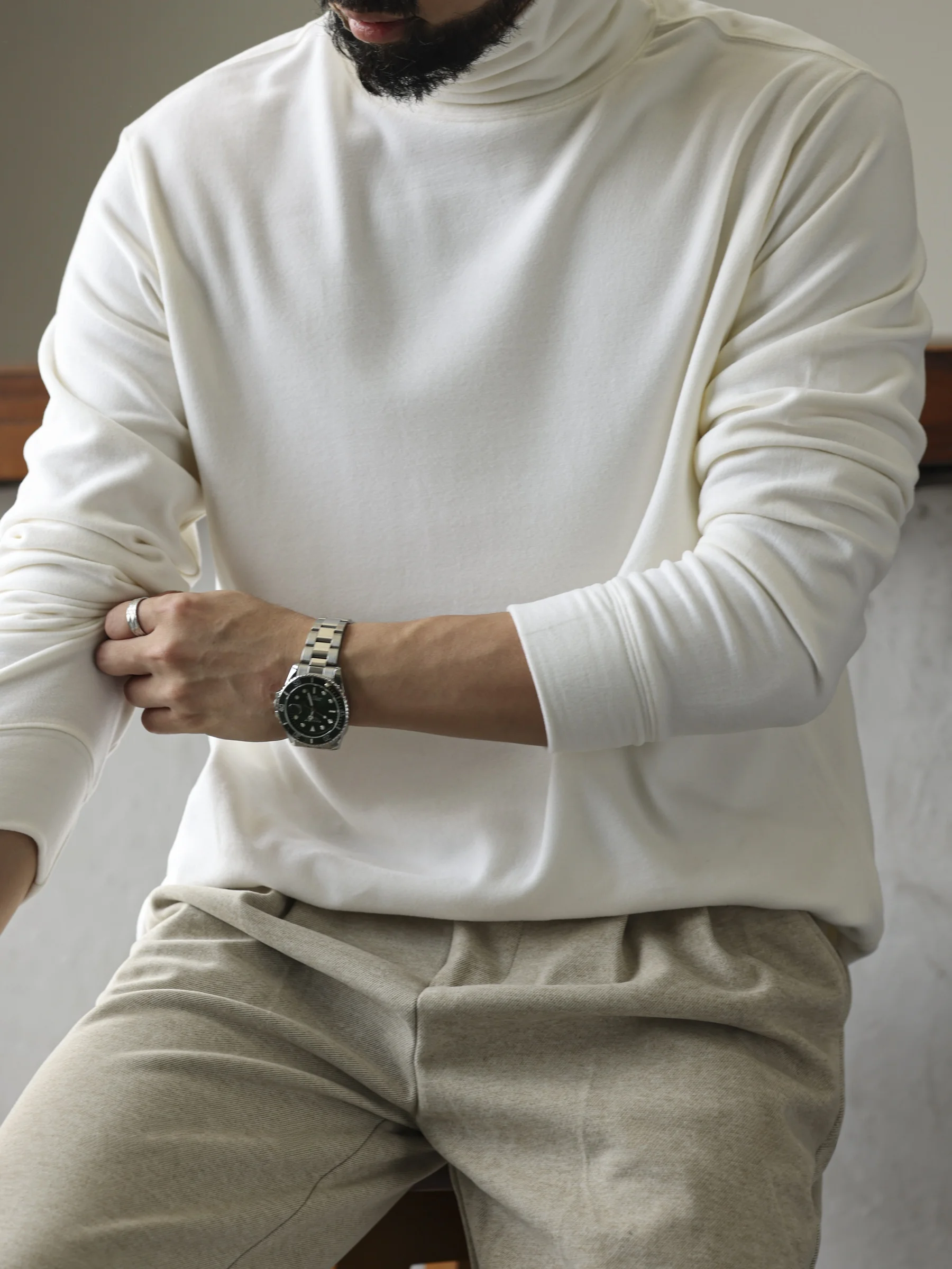 Осень и зима новая водолазка Dralon тяжелая 300 г облегающая рубашка для отдыха с