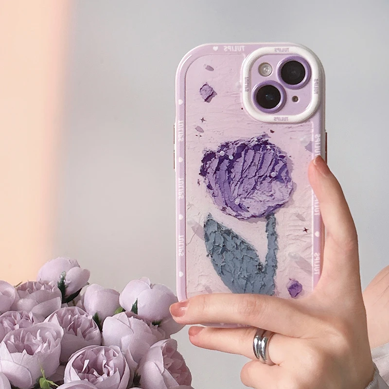 

Чехол с цветочным принтом для iPhone 11 12 13 14 Pro Max XS Max X