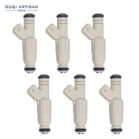 6pcs high impedance fuel injector 0280155811 0280155737 for supercharged for 1996 2005 gm 3 8l v6