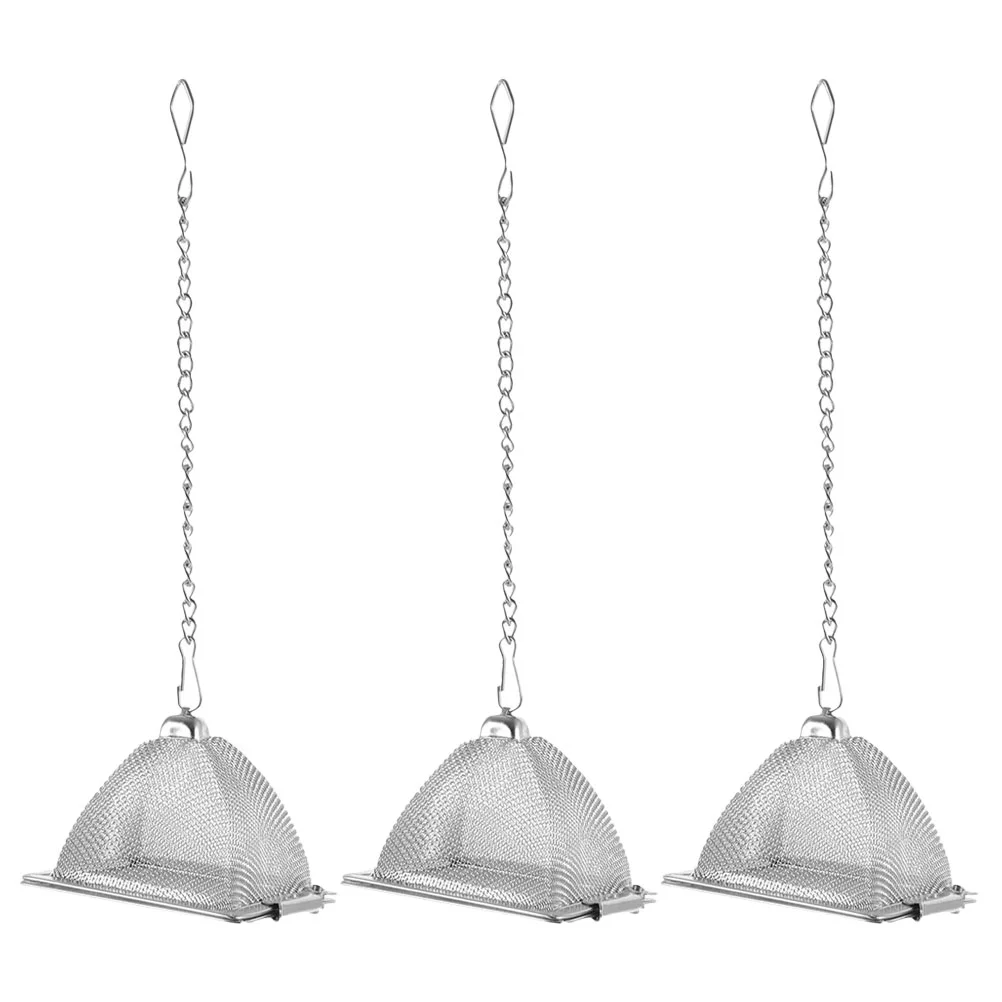 

3Pcs Loose Tea Steeper Stainless Steel Tea Strainer Tea Steeper for Kitchen Tea House Home
