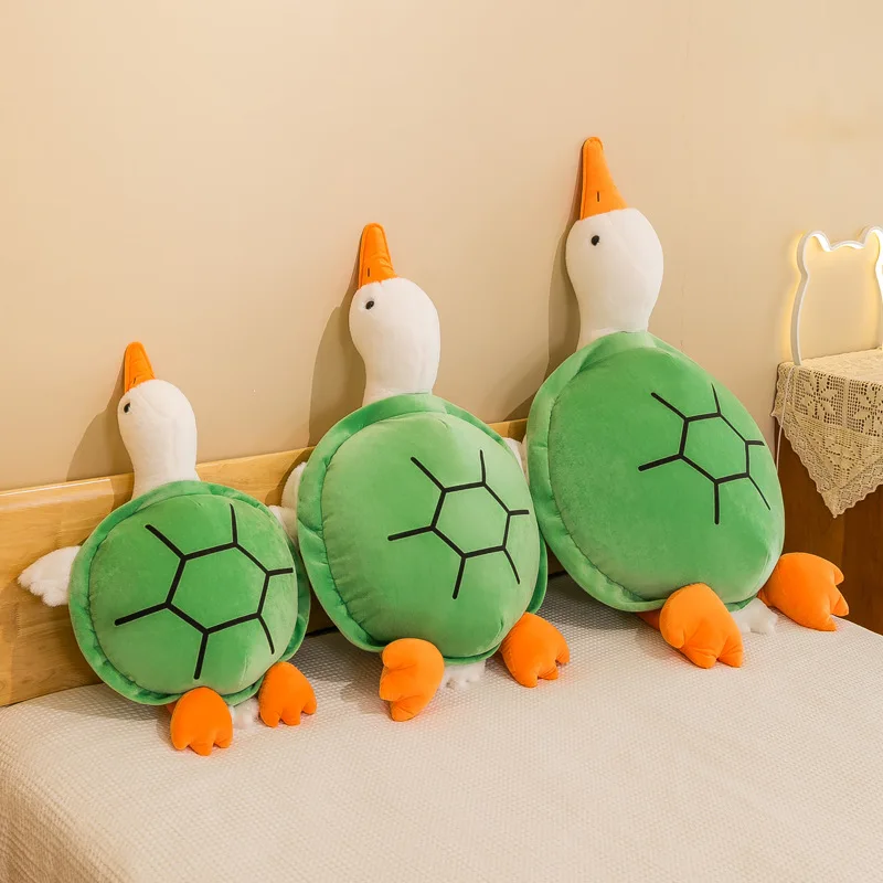 

Goose Stuffed toy shell turns into giant goose doll super soft plush animal pillow