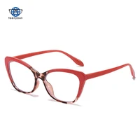 teenyoun 2022 new tr90 block blue light cat eye eyewear punk simple glasses frame shades eyeglasses