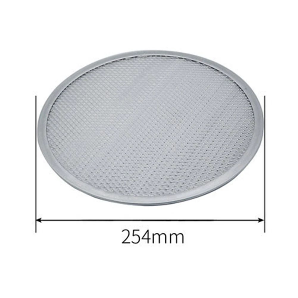 

Pizza Stone Non-Stick Aluminum Thicken Mesh Non-stick Net Pizza Screen Pasta Baking Tray Net Round Pizza Mesh Pan Kitchen Tool