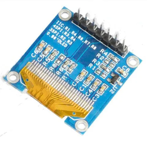 OLED-дисплей Maithoga 0,96", белый/синий/желтый, SPI, 128*64