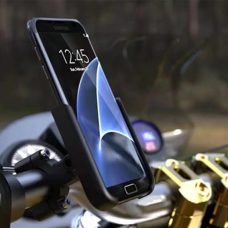 

Metal Bicycle Bracket 4.5-6.5 Inch Aluminum Alloy Bicycle Phone Holder Shock-proof Bicycle Phone Bracket Fixed Bicycle Bracket