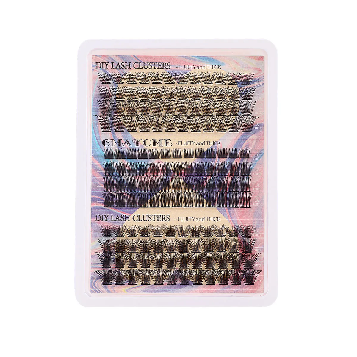 Лидер продаж набор для наращивания накладных ресниц 148 кластеры клеевых пинцетов