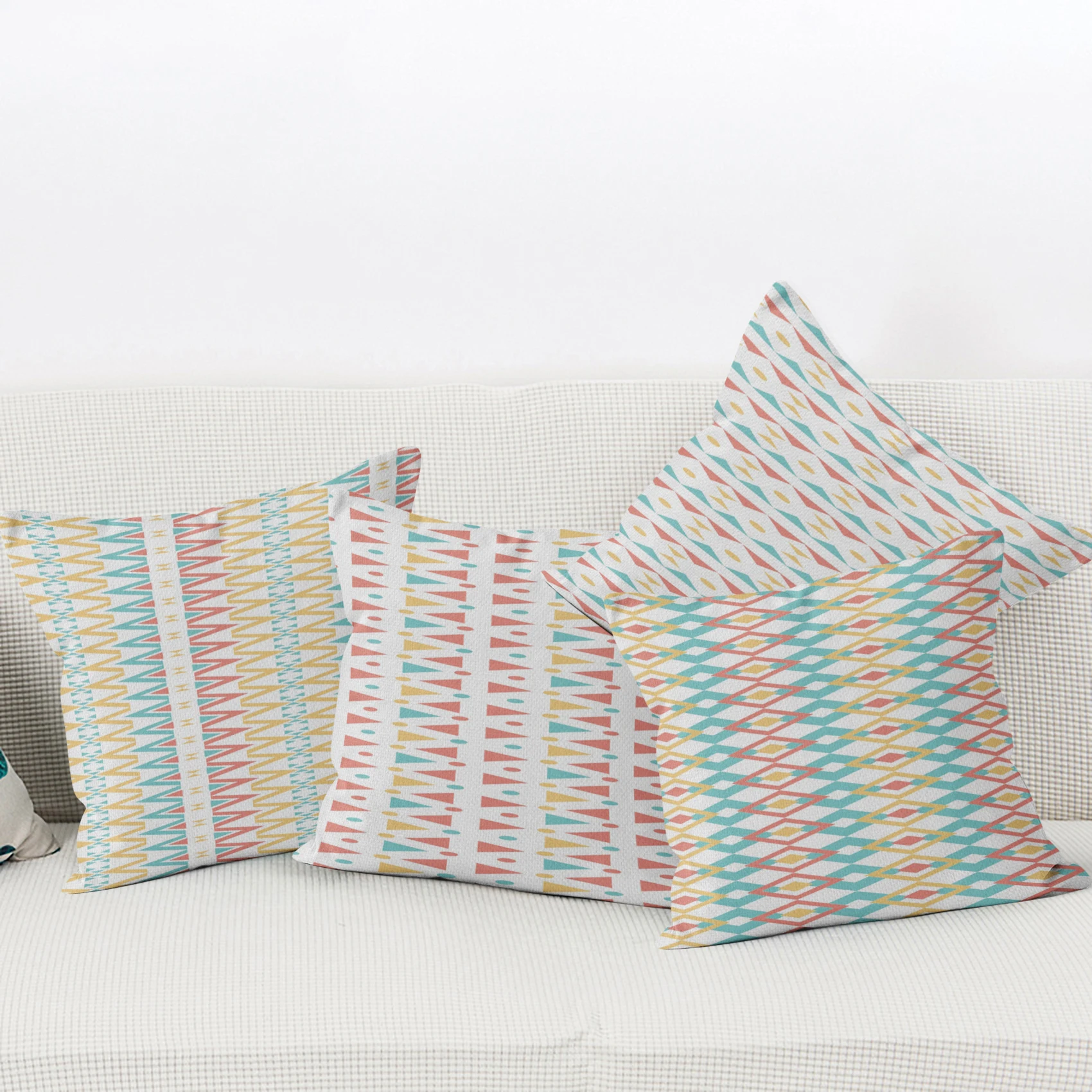 

Flax Modern Cushion Cover Pillow Art StripeTexture Decorative Pillows Case Living Room Sofa Bed Couch Cushion Cover Home Decor