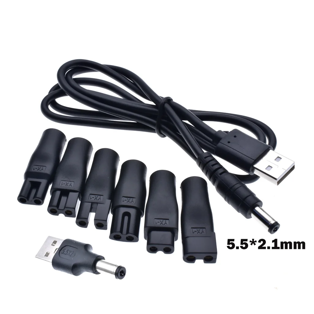 8 PCS Replacement Power Cord 5V Charger USB Adapter Suitable