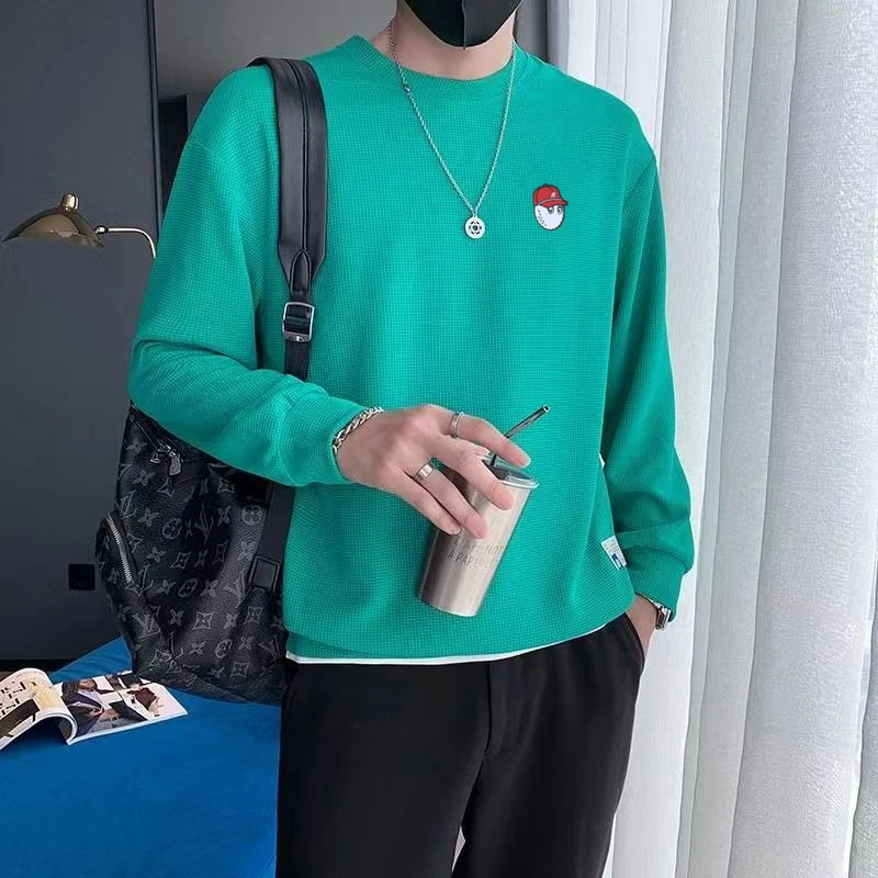 2023 Spring Men's Golf Shirt Leisure Sports Golf Long Sleeve T-shirt Tennis Men's Golf Shirt malbon Golf