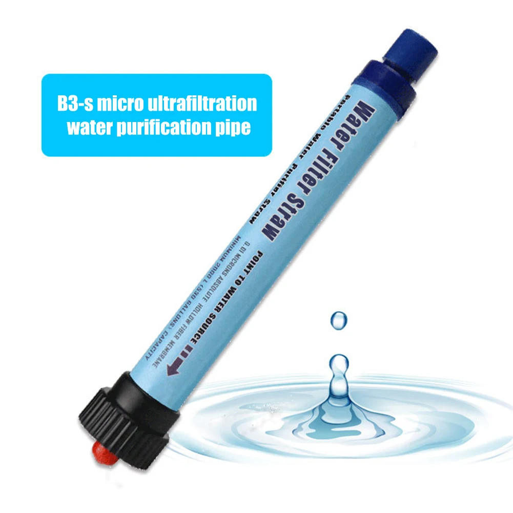 

Camping Filter Straw Water Purifier Filtration System Ultrafiltration Outdoor Wild Life Emergency Drinking Water Filtering Tools