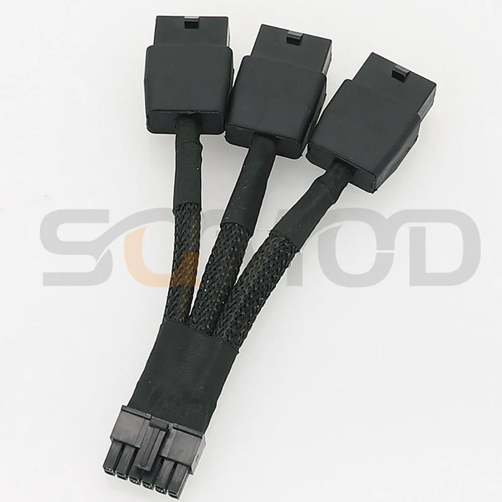 

5pcs New 16AWG 3x8pin PCIe to 12pin PCIe 5.0 12VHPWR Connectors for NVIDIA Ampere RTX 3060ti 3070 3080 RTX 12Pin gpu power cable