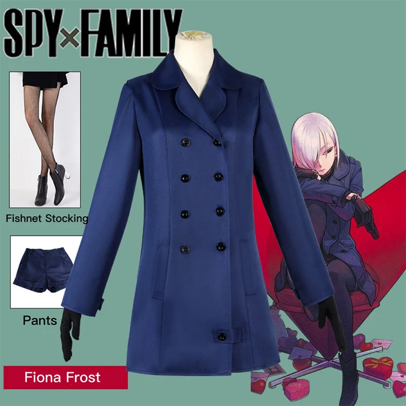 

Костюм для косплея Fiona Frost из аниме «спай×family», полный комплект, парик, повседневные платья, наряды для ролевых игр для женщин, вечевечерние Н...