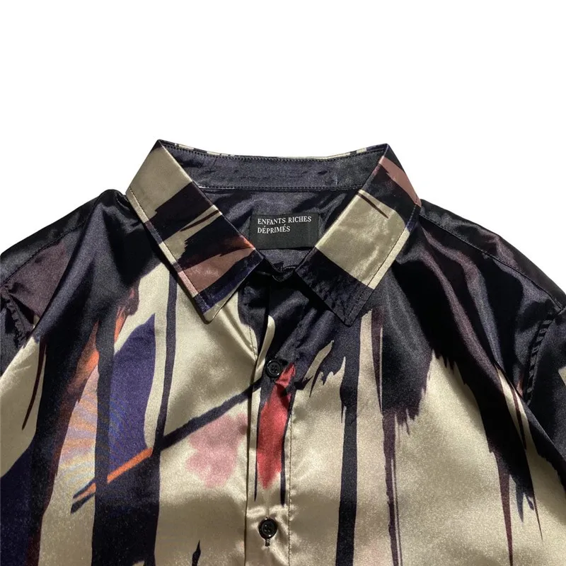 ERD  Women Men 1:1 Best Quality British Streetwear Melancholy Rich Second Generation Abstract Art Tees E.R.D Shirts Dress