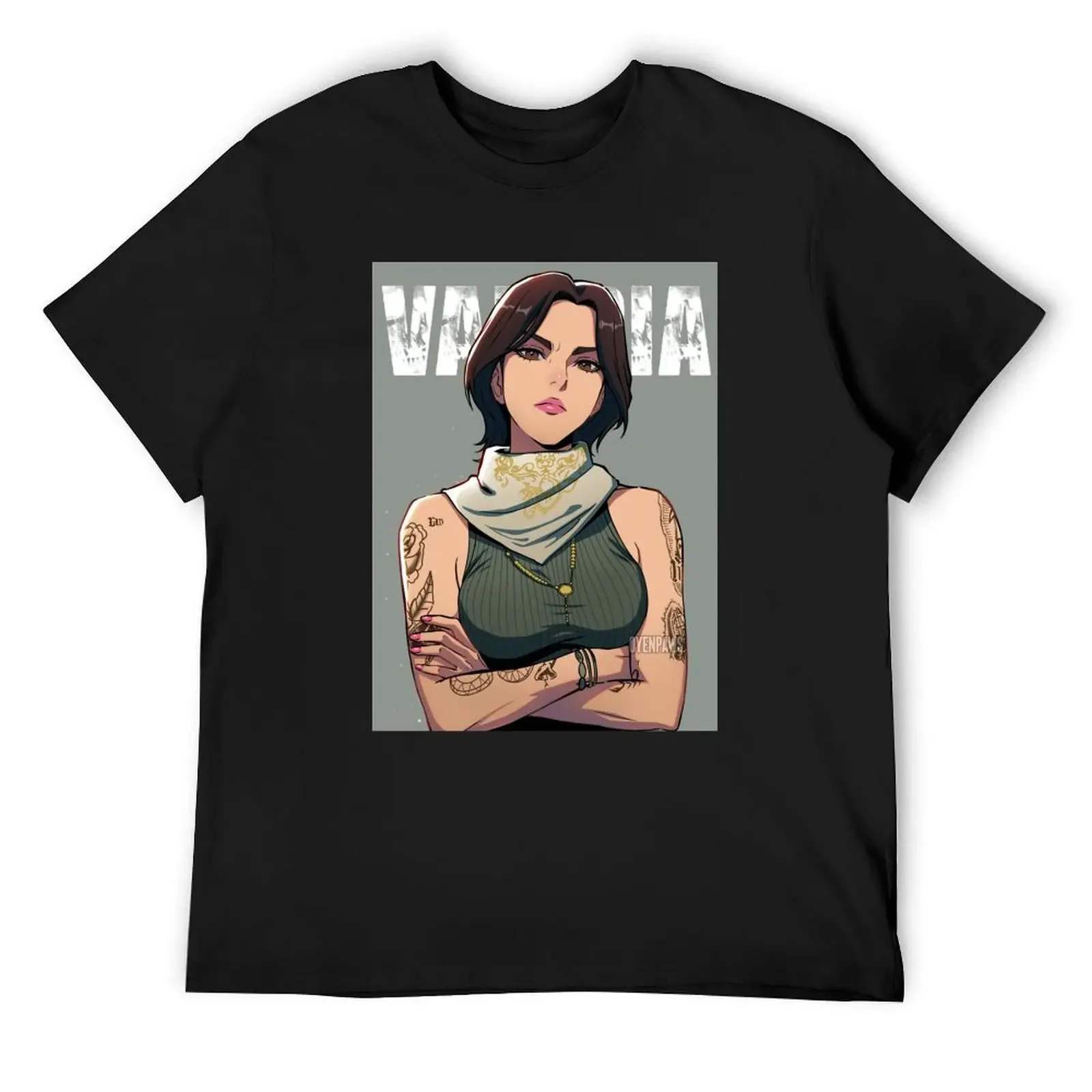 Футболка Valeria милые топы мешковатые рубашки в стиле аниме хлопковая футболка для