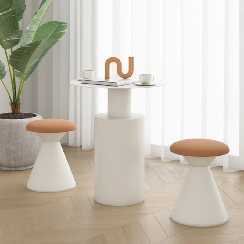 

Stools Simple Leisure Milk Tea Shop Small Apartment Cafe Rest Area Tables and Chairs Living Room Furniture