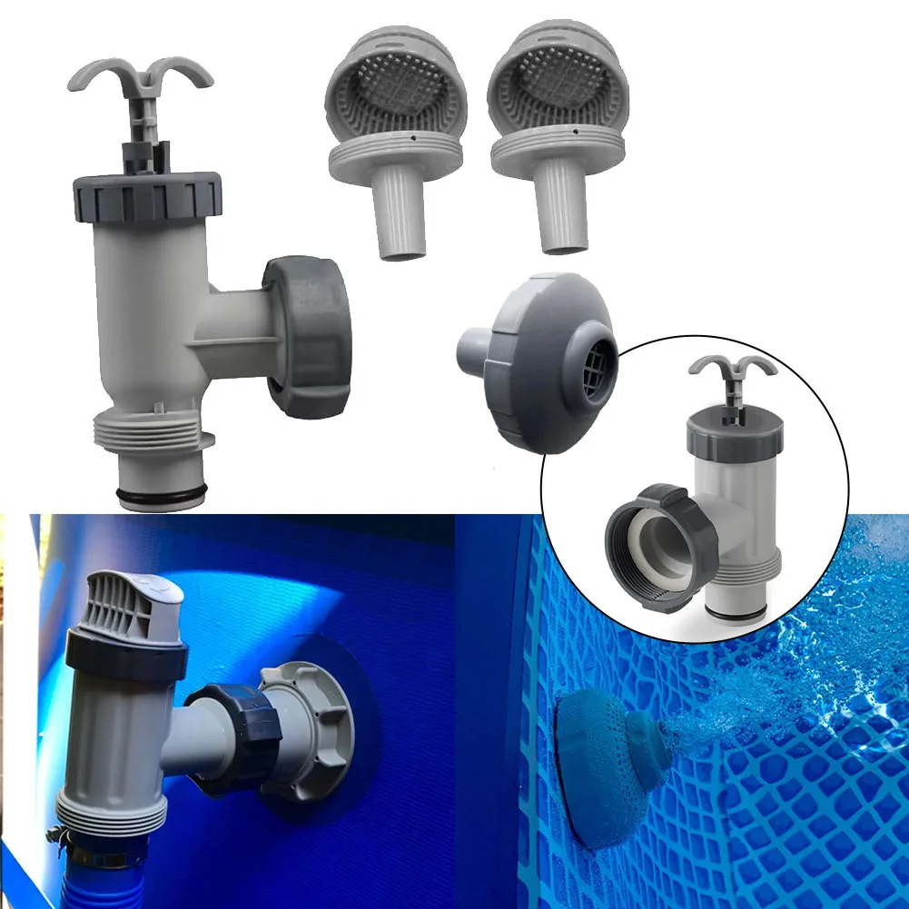 

Replacement Parts Pool Kit Improved Pool Inlet Durable.easy Installation Pools Accessories Two Filter Connectors