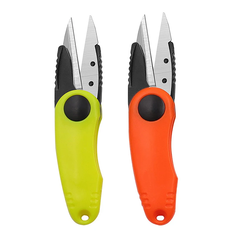 

Shrimp-shape Foldable Scissors Fishing Line Cutter Clipper Nipper Quick Knot Tool Kit Stainless Steel Tackle Buckle Accessories