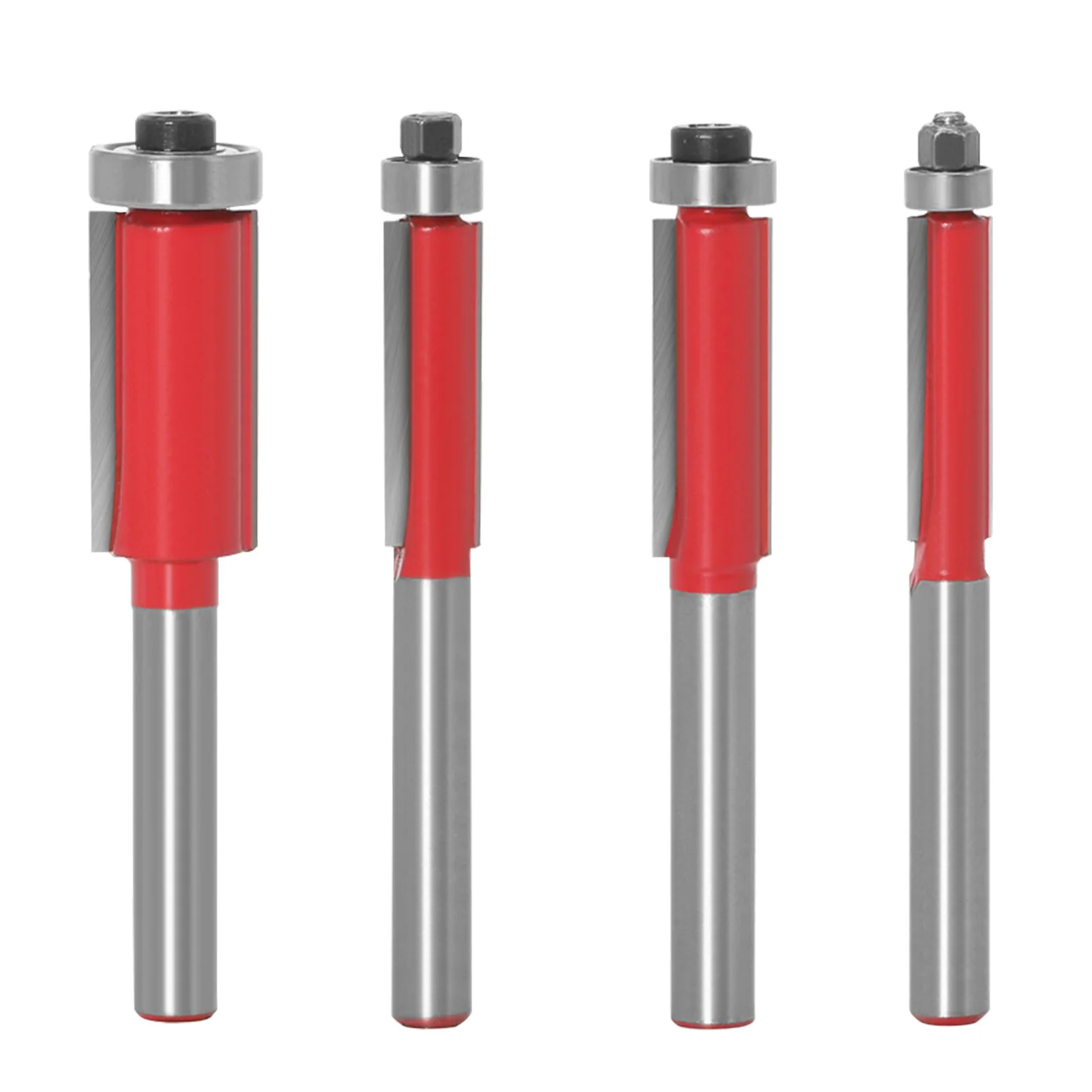 

Flush Trim Router Bits Flush Trim Router Bit Set 1/4 Or 6mm Shank Durable 4 Pieces Flush Trim Bits 1/4 Or 6mm Shank Gift For DIY