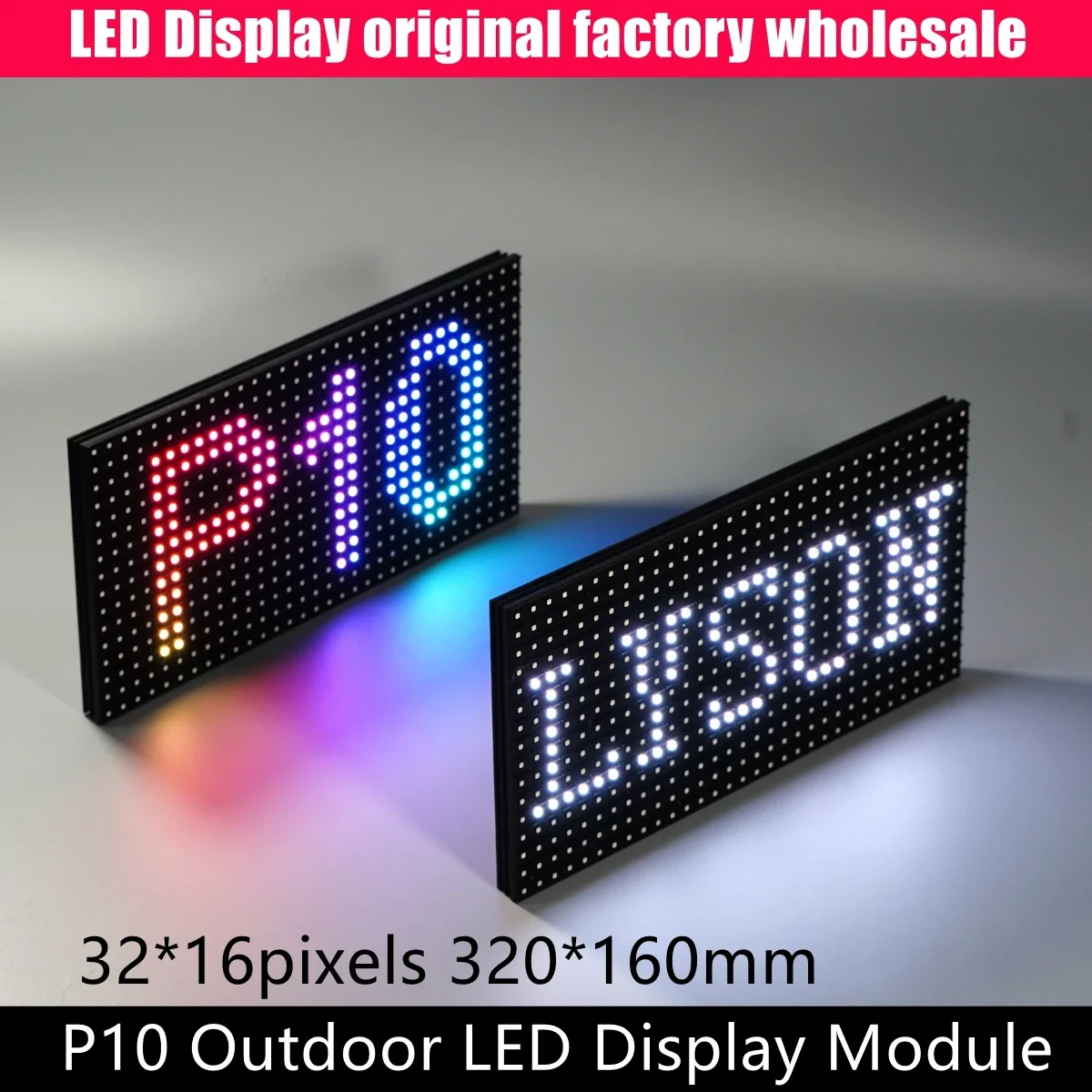 Фото P10 Открытый 320x160 мм Smd Полноцветный светодиодный модуль видеодисплея 1/4 Scan Hub75 Порт Aliexpress Интернет-магазин №2