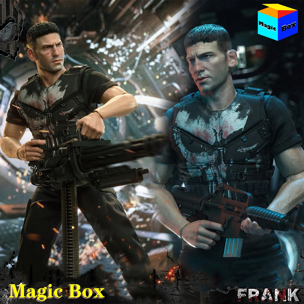 

In Stock Collectible PRESENT TOYS PT-sp38 1/6 Male Soldier Punishman Frank Castle Model 12'' Full Set Action Figure Body Dolls