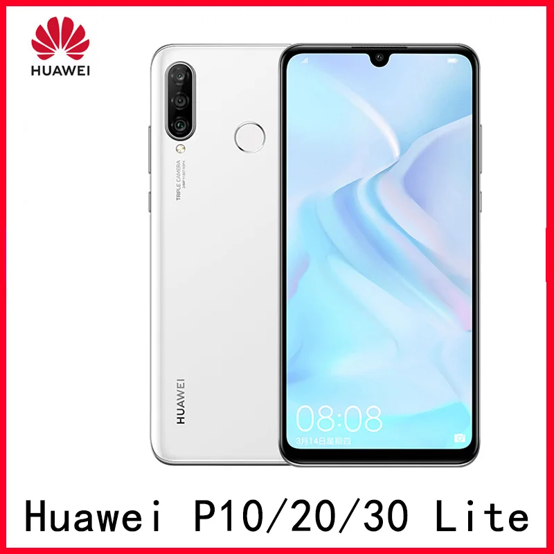 Смартфон HuaWei P30 Lite P10 P20 lite сканер отпечатка пальца экран 6 15 дюйма 4 Гб ОЗУ 128 ПЗУ 710