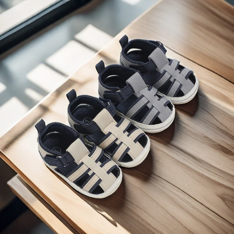 Сандалии на резиновой подошве для мальчиков и девочек 0-18 месяцев