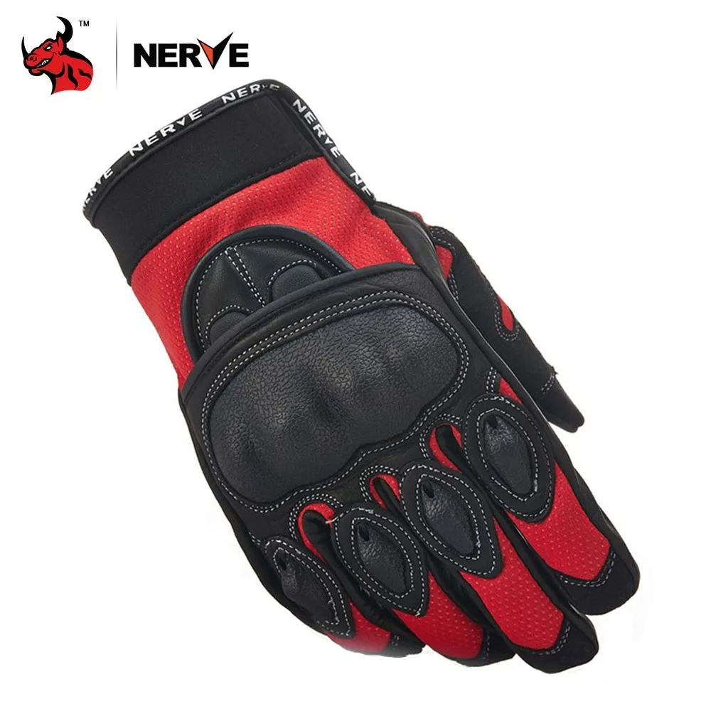 Enlarge NERVE Breathable Perspiration And Quick Drying Motocross Gloves Wear-resistant Anti-drop Motorcycle Gloves 4 Colors